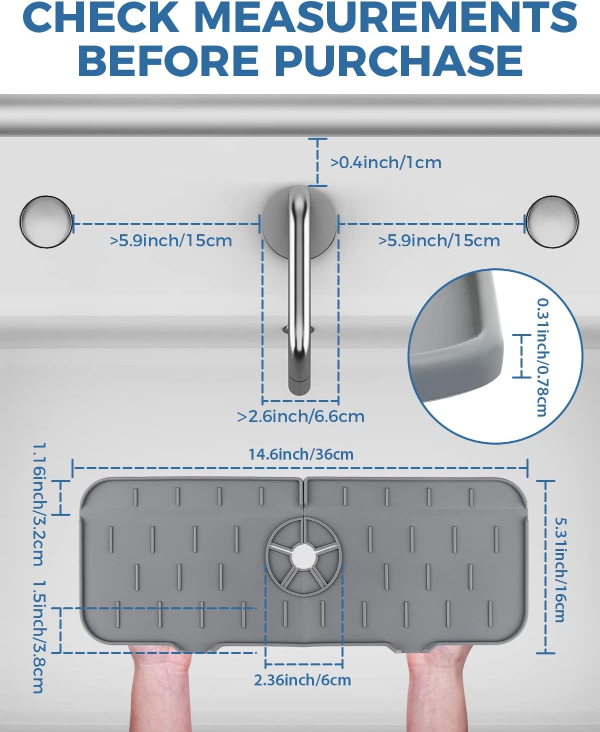 Kitchen Sink Splash Guard - Image 4