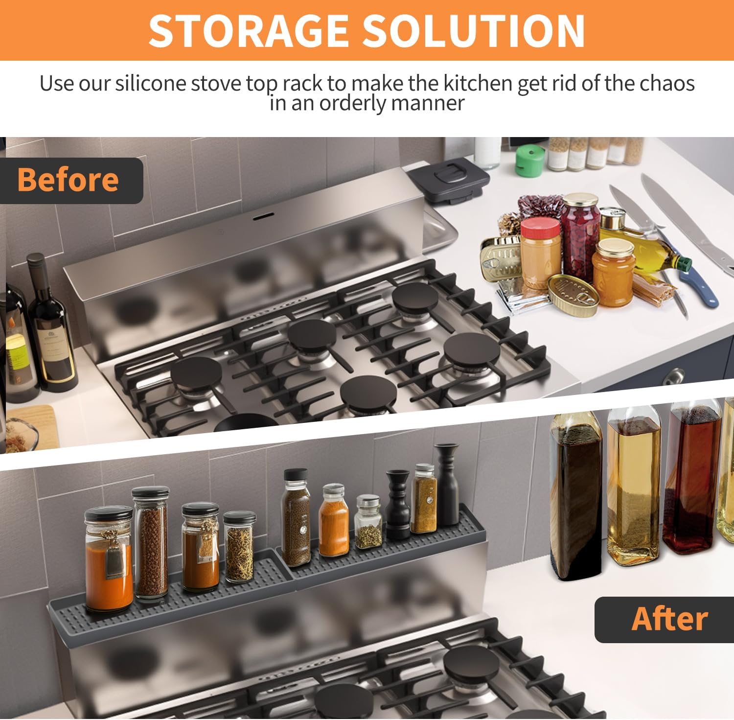 Top Shelf Spice Rack Storage - Image 5