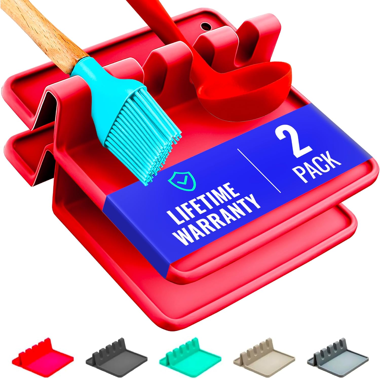 Silicone Spoon Rest for Stove - Image 3